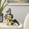 Affection Bronze Gold Sculpture Set/2, Figurines & Statue by Uttermost, 8" width x 8.25" height x 2.75" depth thumbnail 6