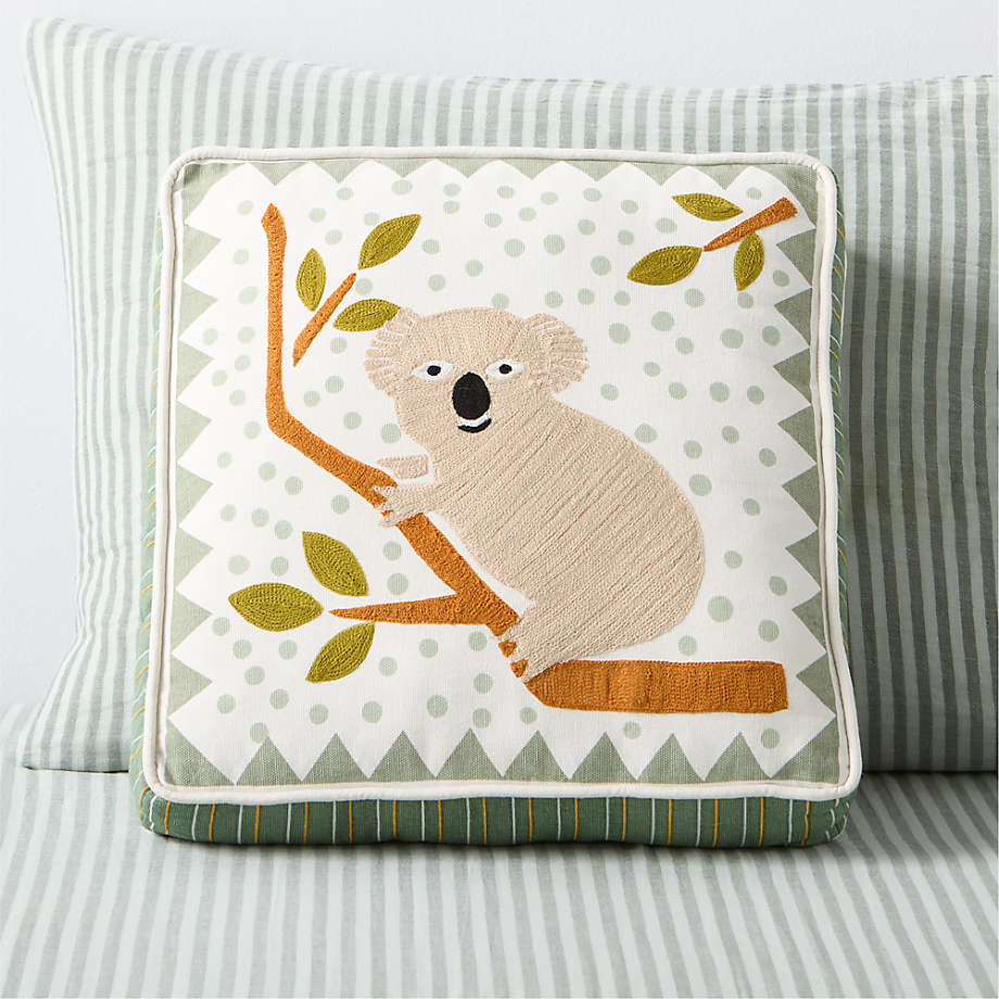 Online Designer Nursery Endangered Animal Tala Koala Kids Throw Pillow