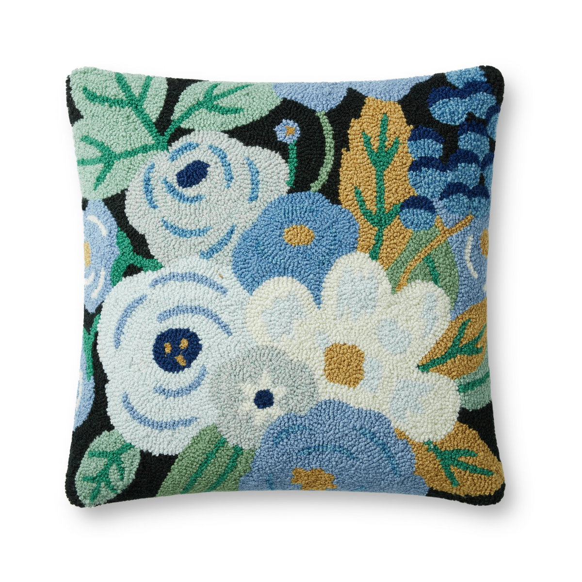 Rifle Paper Co. x Loloi Pillows Pillow, Decorative Pillow, 22" length x 22" width