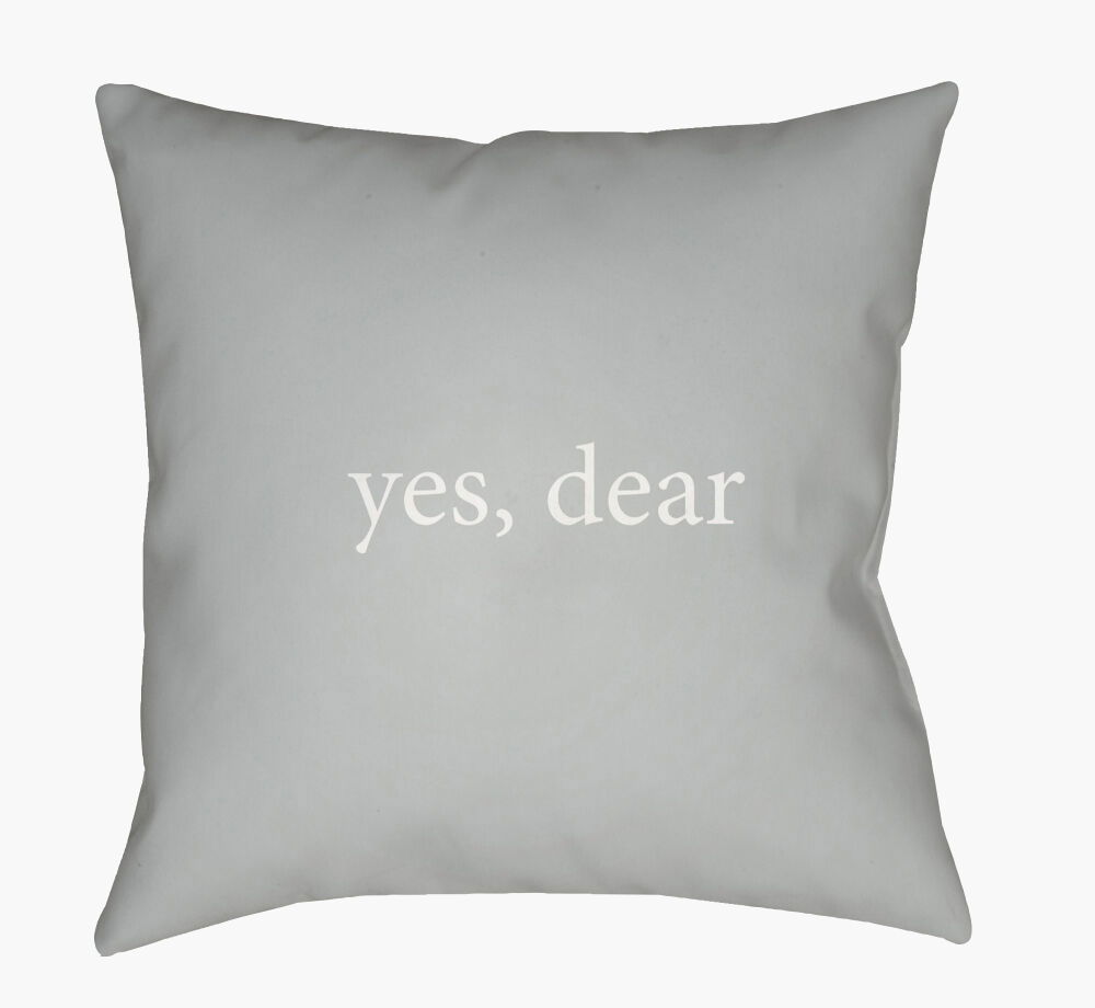 Yes, Dear Accent Pillow large image 