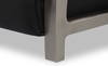 Carlisle Armchair  Leather Onyx Black, by Sarreid, 3'1" length x 2'5" width x 2'6" height thumbnail 6