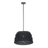 Persephone Black Bead 1 Light Pendant, Mini Light Pendant by Uttermost, 20.75" width x 13" height x 20.75" diameter x 20.25" depth thumbnail 7
