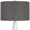 Citadel White Marble Table Lamp, by Uttermost, 17" width x 28.75" height x 17" depth thumbnail 6