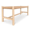 Hawthorn Small Bench Natural, Benche by Moe's Home, 48" width x 18" height x 17" depth thumbnail 2