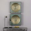 Sybil Antique Gold Squares Set/2 thumbnail 4