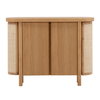 Elara Sideboard Natural, Sideboards & Buffet by Dovetail, 47.25" width x 36.25" height x 14" depth thumbnail 2