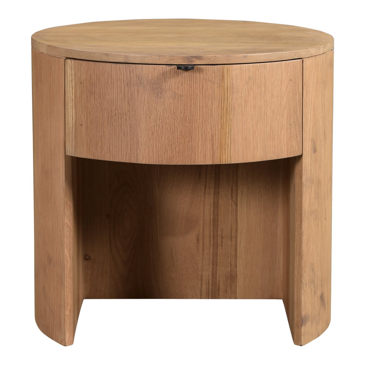 Theo One Drawer Nightstand Natural, by Moe's Home, 19" width x 19" height x 19" depth View 1