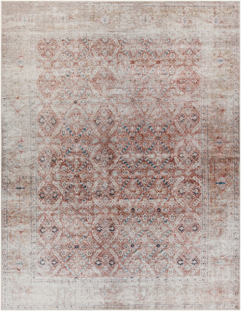 Tahmis Machine Woven Rug, by Surya, 1'3.75" length x 1'3.75" width