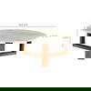 Jinxx Coffee Table White, by Moe's Home, 38" width x 15" height x 38" depth thumbnail 7