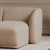 Faye Right Sectional Beige Boucle thumbnail 6