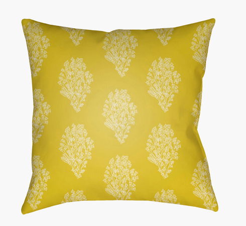 Moody Floral Accent Pillow