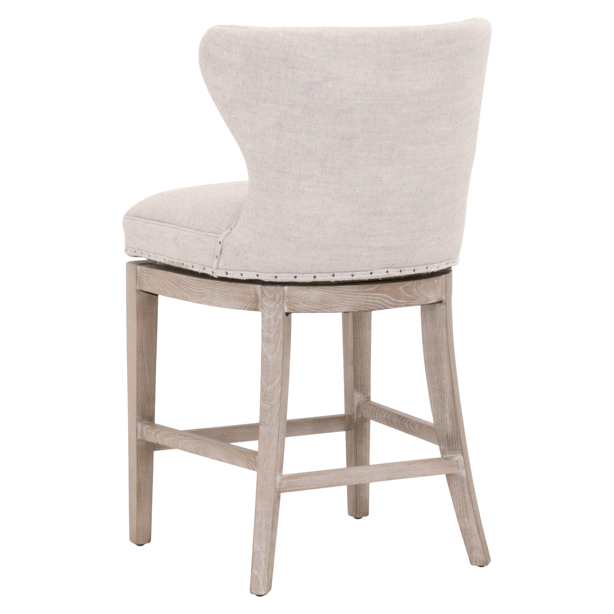 Milton Swivel Counter Stool, Dining Chair by Essentials for Living, 22.5" width x 38.25" height x 23.5" depth View 7