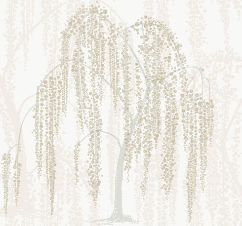 Willow Glow Neutral Wallpaper