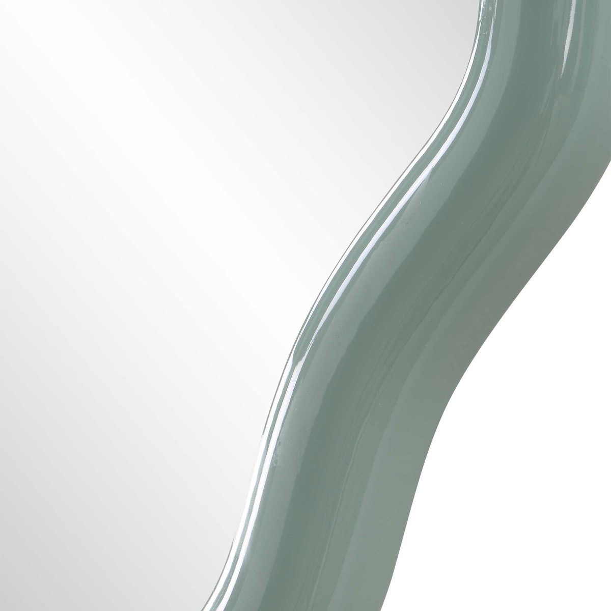 Isly Robin's Egg Blue Oval Mirror, by Uttermost, 24" width x 31.75" height x 1.25" depth View 5