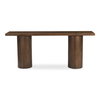 Hadley Console Table Warm Brown, by Moe's Home, 80" width x 33" height x 18" depth thumbnail 1