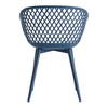 Piazza Outdoor Chair Blue - Set Of Two, by Moe's Home, 1'11.5" width x 2'7.5" height x 1'10.5" depth thumbnail 7