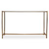 Affinity White Marble Console Table, by Uttermost, 47" width x 30" height x 13" depth thumbnail 1