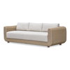 Soma Outdoor Sofa Natural, Sofas & Sectional by Moe's Home, 100" width x 26" height x 35" depth thumbnail 2