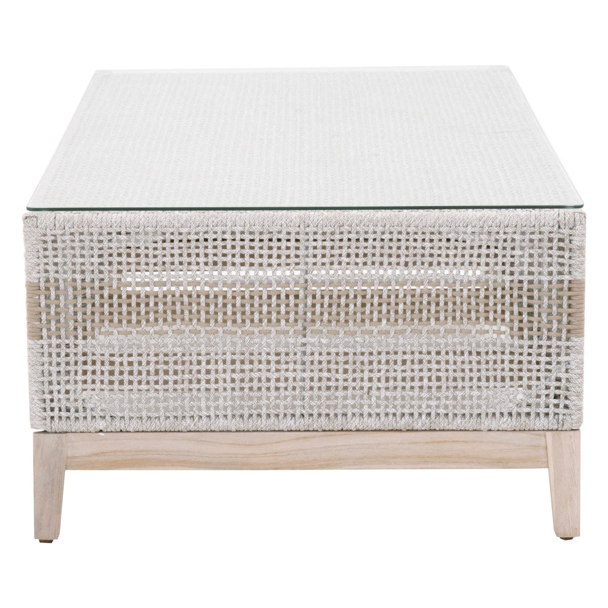 Tapestry Outdoor Coffee Table, by Essentials for Living, 50" width x 17" height x 28" depth View 3