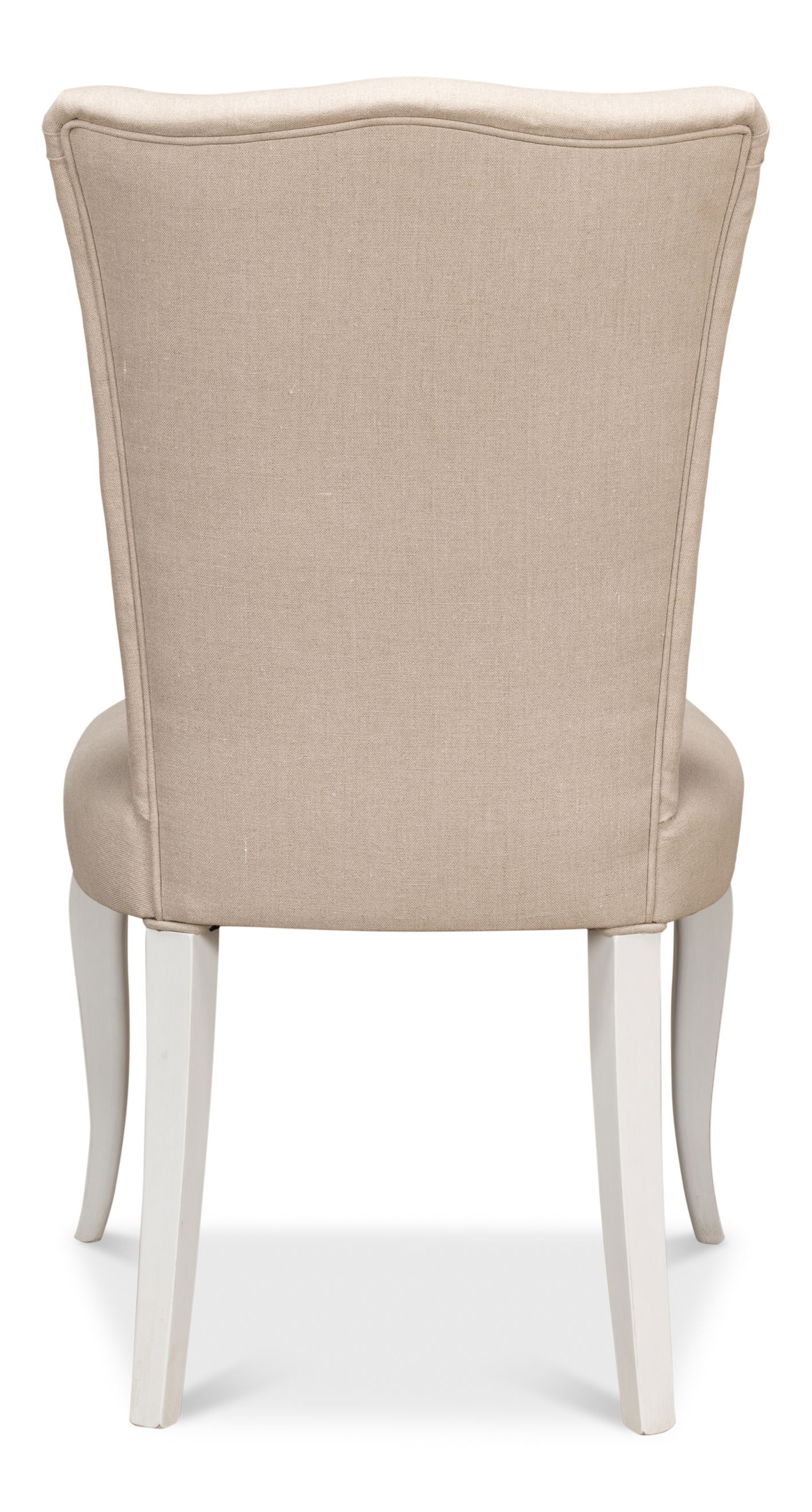 Sidechair, Cortina White W/ Linen Flax large image 