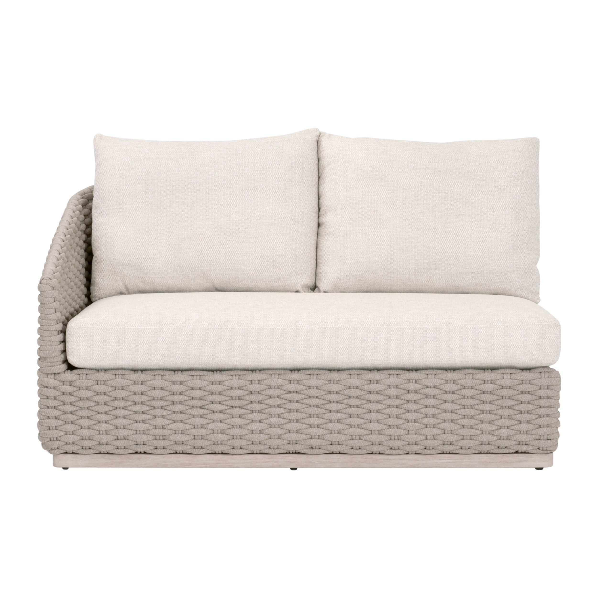 Caspian Outdoor Modular Left Facing 1-Arm Sofa large image 