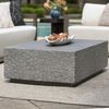 Hesston Outdoor Concrete Coffee Table, Furniture by Uttermost, 48" width x 15" height x 32" depth thumbnail 4