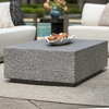 Hesston Outdoor Concrete Coffee Table, Outdoor Table by Uttermost, 4' width x 1'3" height x 2'8" depth thumbnail 4