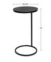 Brunei Round Accent Table, Furniture by Uttermost, 12.5" width x 24" height x 12.5" depth thumbnail 3