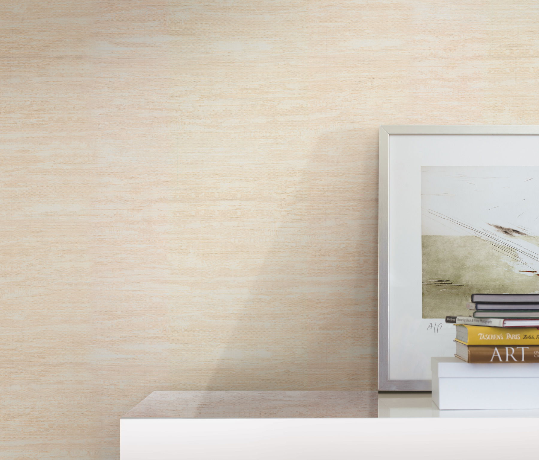 Painterly Beige & Cream Wallpaper large image 