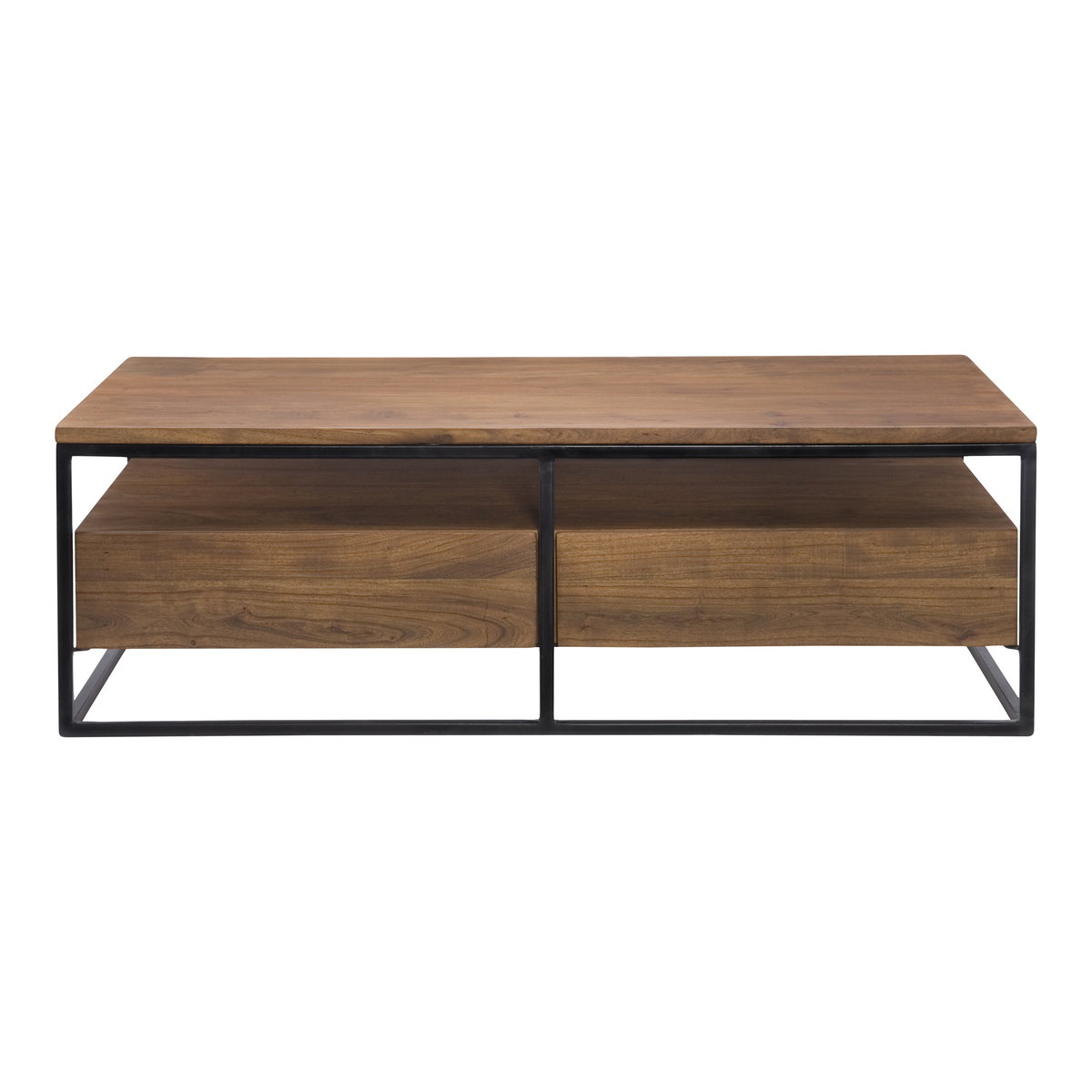 Vancouver Coffee Table Light Brown, by Moe's Home, 52" width x 17" height x 26" depth View 1
