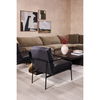 Verlaine Chair Raven Black, Accent Chair by Moe's Home, 23.5" width x 32" height x 31" depth thumbnail 6
