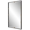 Egon Rectangular Bronze Mirror, by Uttermost, 2'5.87" width x 4'2" height x 1.62" depth thumbnail 5