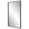 Egon Rectangular Bronze Mirror, by Uttermost, 29.87" width x 50" height x 1.62" depth thumbnail 5