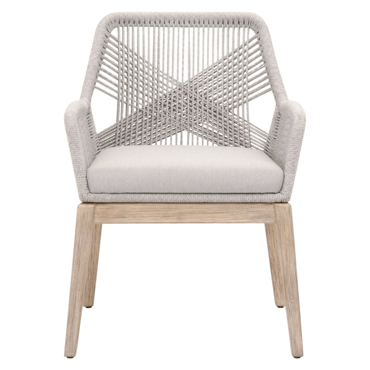 Loom Arm Chair, Set of 2, Dining Chair by Essentials for Living, 24" width x 33" height x 26" depth View 1