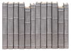 Heather Gray Linen Books, Set/12 thumbnail 0