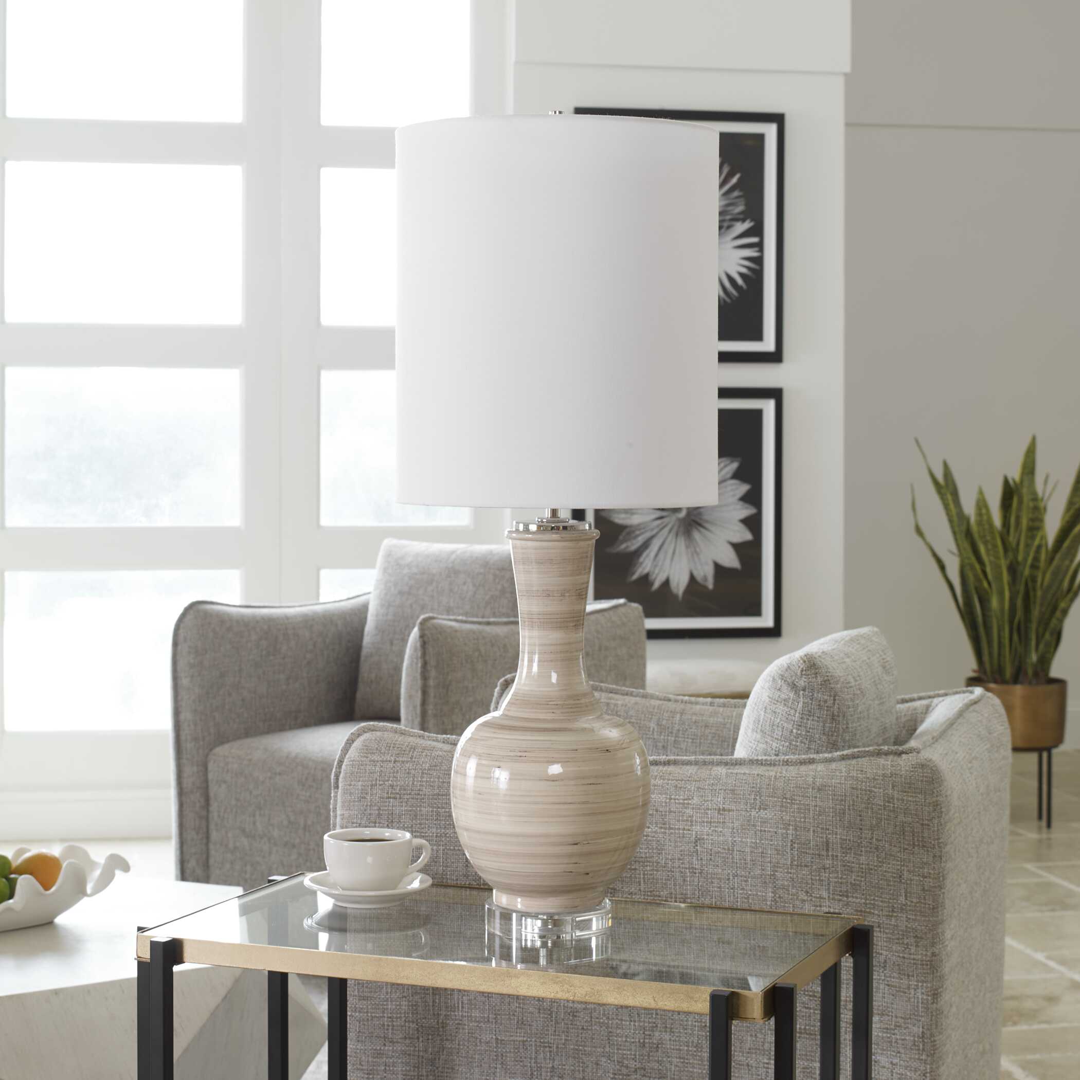 Chalice Striped Table Lamp Chalice Striped Table Lamp large image