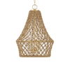Macrame 4 Light Rope Pendant, Ceiling Light by Uttermost, 18" width x 25.5" height x 18" diameter thumbnail 6