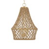 Macrame 4 Light Rope Pendant, by Uttermost, 18" width x 25.5" height x 18" diameter thumbnail 6
