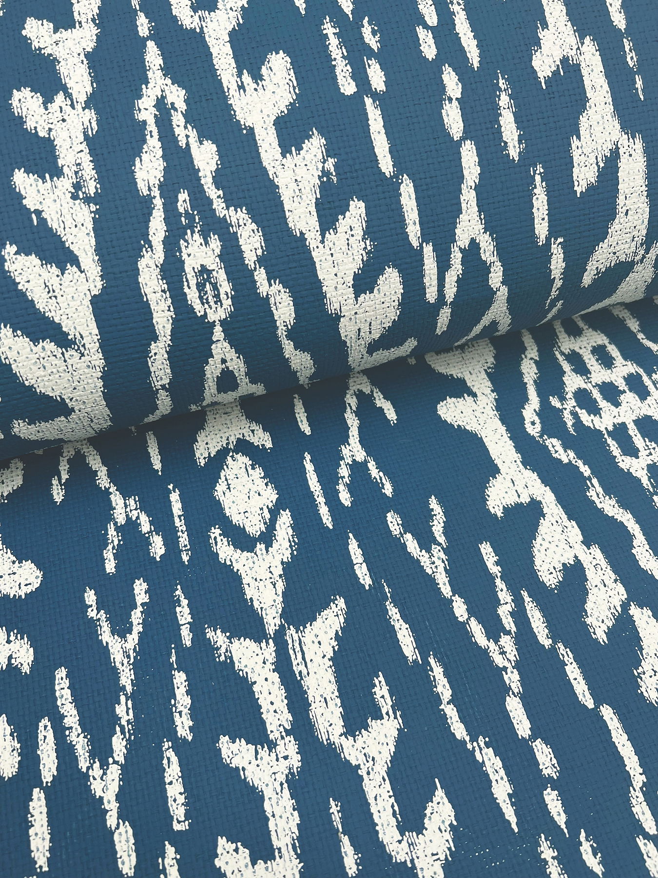 Rousseau Paperweave Indigo Wallpaper large image 