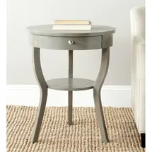 Online Designer Living Room Joanna Solid Wood Top End Table with Storage