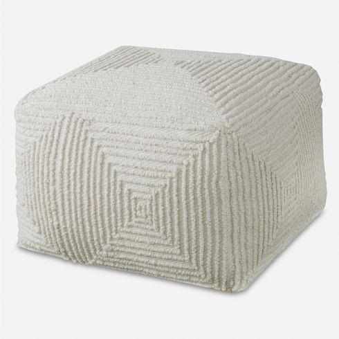 Sovanna Geometric Pouf