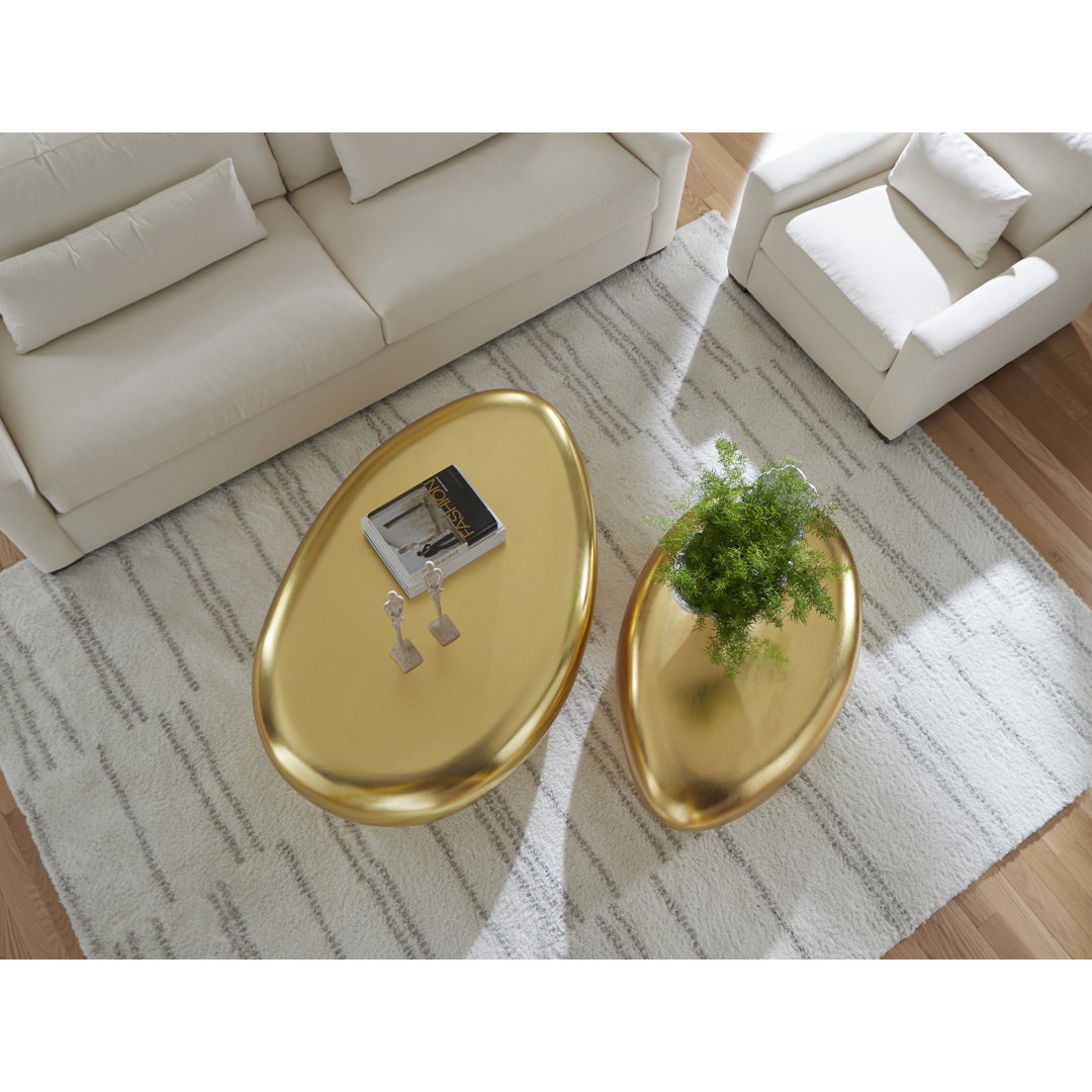 River Stone Coffee Table, by Phillips, 42" width x 14" height x 26" depth View 5
