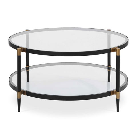 Chadid Round Glass Coffee Table