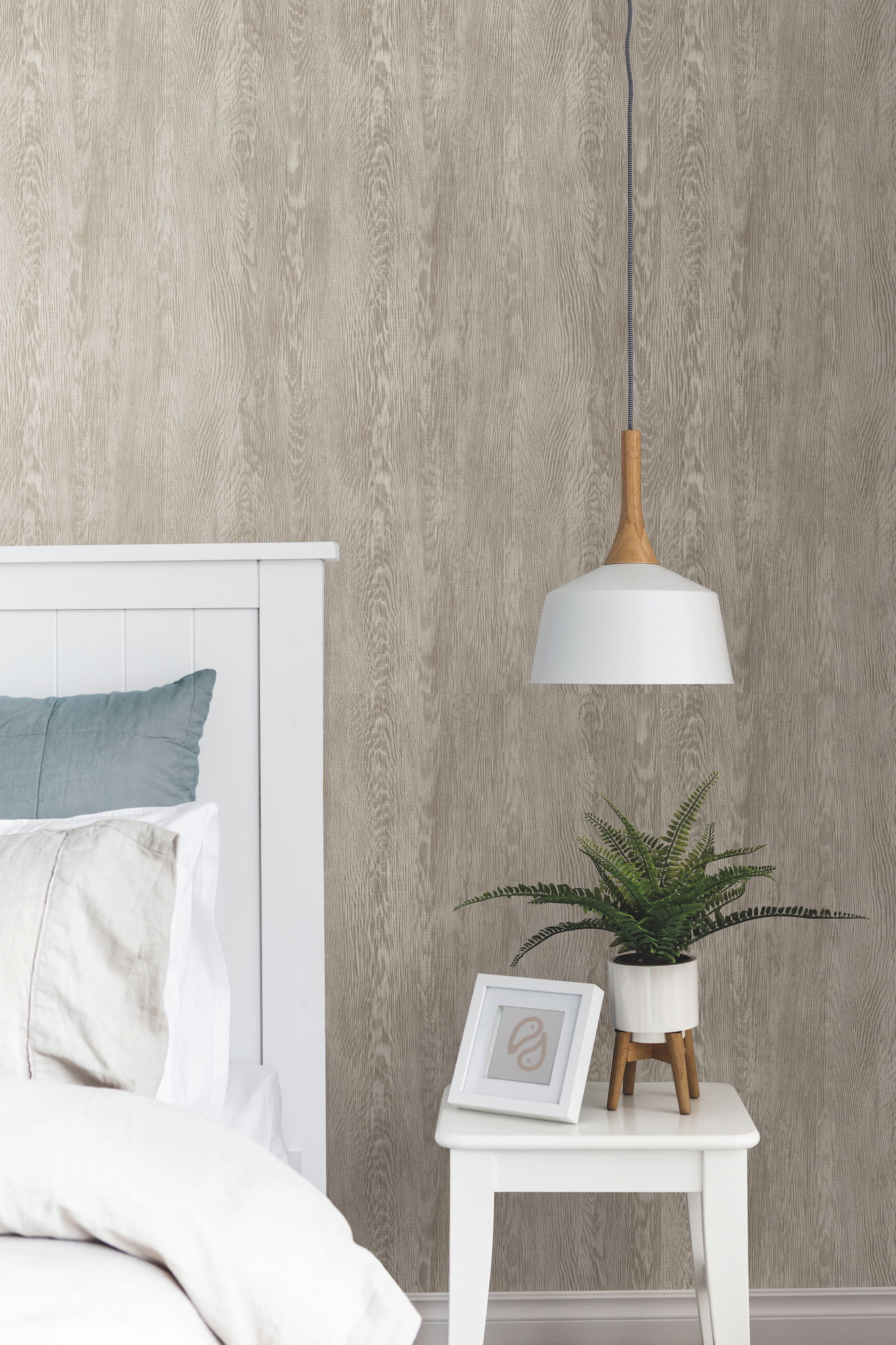 Quarter Sawn Wood Brown Wallpaper large image 
