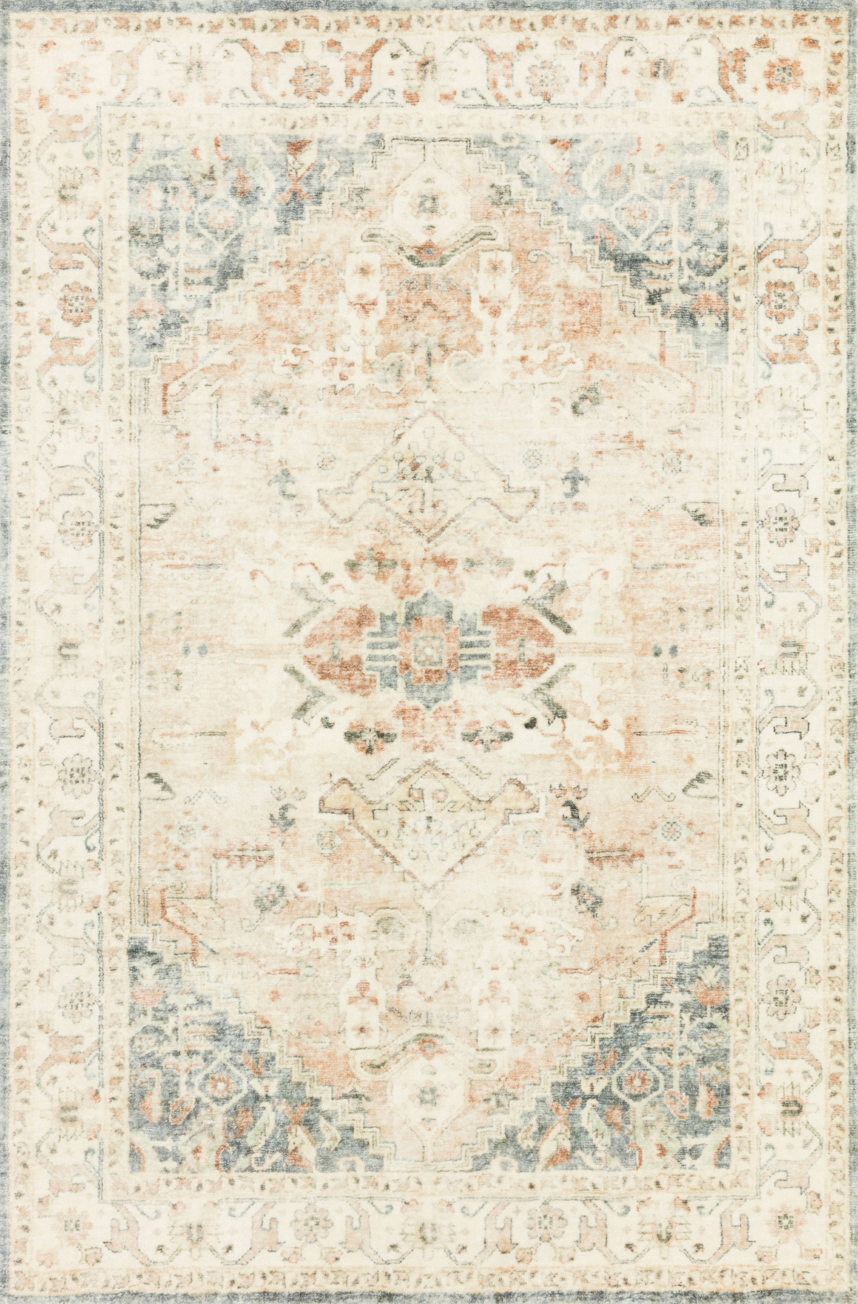 Loloi II Rosette Rug, 5' length x 7'6" width View 1