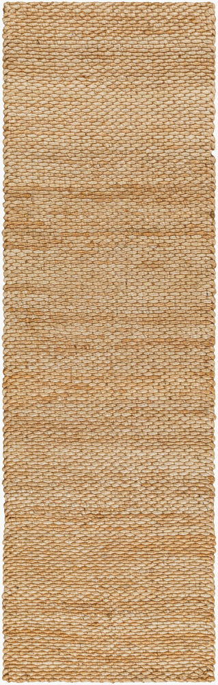 Coil Natural Handmade Rug, by Surya, 8' length x 2'6" width
