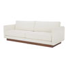 Vernon Sofa White, Sofas & Sectional by Moe's Home, 89.9" width x 30.7" height x 37" depth thumbnail 2