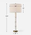 Unify Alabaster Table Lamp, by Uttermost, 14" width x 32.25" height x 14" depth thumbnail 3