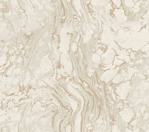 Polished Marble White & Gold Wallpaper
