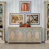 Four Diamonds Sideboard, Blue, Cabinets & Sideboard by Sarreid, 76" length x 22" width x 37" height thumbnail 10